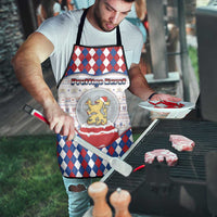 Netherlands Christmas Apron Lion Symbol In Snow Globe - Wonder Print Shop