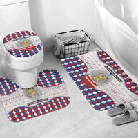 Netherlands Christmas Bathroom Set Lion Symbol In Snow Globe - Wonder Print Shop