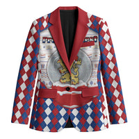 Netherlands Christmas Blazer Lion Symbol In Snow Globe - Wonder Print Shop