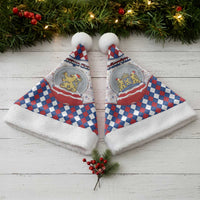 Netherlands Christmas Santa Hat Lion Symbol In Snow Globe - Wonder Print Shop