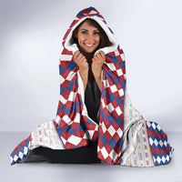 Netherlands Christmas Hooded Blanket Lion Symbol In Snow Globe - Wonder Print Shop