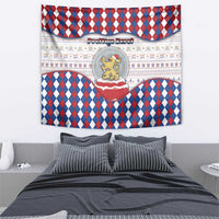 Netherlands Christmas Tapestry Lion Symbol In Snow Globe - Wonder Print Shop