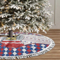 Netherlands Christmas Tree Skirt Lion Symbol In Snow Globe - Wonder Print Shop