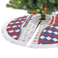 Netherlands Christmas Tree Skirt Lion Symbol In Snow Globe - Wonder Print Shop