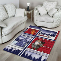 Norway Christmas Area Rug Julenisse God Jul - Wonder Print Shop
