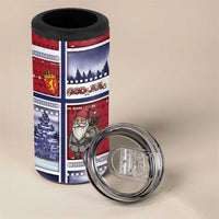 Norway Christmas 4 in 1 Can Cooler Tumbler Julenisse God Jul - Wonder Print Shop
