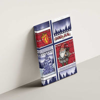 Norway Christmas Canvas Wall Art Julenisse God Jul - Wonder Print Shop