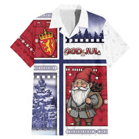 Norway Christmas Family Matching Mermaid Dress and Hawaiian Shirt Julenisse God Jul - Wonder Print Shop