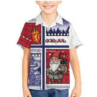 Norway Christmas Family Matching Mermaid Dress and Hawaiian Shirt Julenisse God Jul - Wonder Print Shop