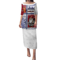 Norway Christmas Family Matching Puletasi and Hawaiian Shirt Julenisse God Jul - Wonder Print Shop