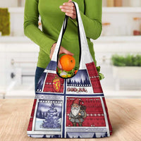 Norway Christmas Grocery Bag Julenisse God Jul - Wonder Print Shop
