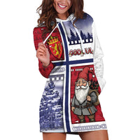 Norway Christmas Hoodie Dress Julenisse God Jul - Wonder Print Shop