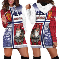 Norway Christmas Hoodie Dress Julenisse God Jul - Wonder Print Shop