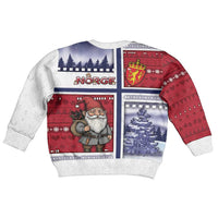 Norway Christmas Kid Ugly Christmas Sweater Julenisse God Jul - Wonder Print Shop