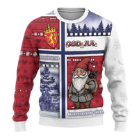 Norway Christmas Ugly Christmas Sweater Julenisse God Jul - Wonder Print Shop