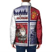 Norway Christmas Padded Jacket Julenisse God Jul - Wonder Print Shop