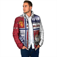 Norway Christmas Padded Jacket Julenisse God Jul - Wonder Print Shop