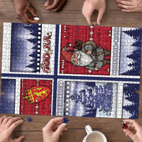 Norway Christmas Puzzle Julenisse God Jul - Wonder Print Shop