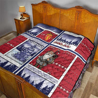 Norway Christmas Quilt Julenisse God Jul - Wonder Print Shop