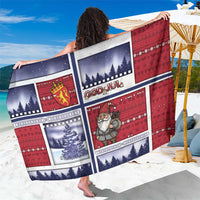 Norway Christmas Sarong Julenisse God Jul - Wonder Print Shop