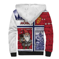 Norway Christmas Sherpa Hoodie Julenisse God Jul - Wonder Print Shop