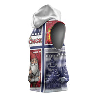 Norway Christmas Sleeveless Hoodie Julenisse God Jul - Wonder Print Shop