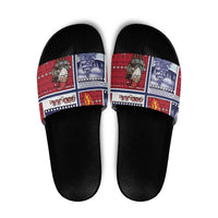Norway Christmas Slide Sandals Julenisse God Jul - Wonder Print Shop