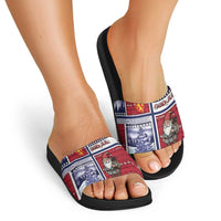 Norway Christmas Slide Sandals Julenisse God Jul - Wonder Print Shop