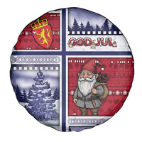 Norway Christmas Spare Tire Cover Julenisse God Jul - Wonder Print Shop
