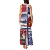 Norway Christmas Tank Maxi Dress Julenisse God Jul - Wonder Print Shop