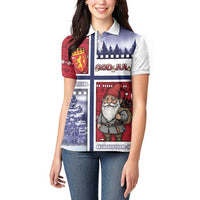 Norway Christmas Women Polo Shirt Julenisse God Jul - Wonder Print Shop