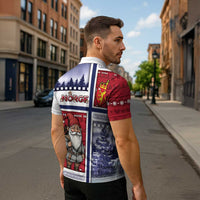 Norway Christmas Zipper Polo Shirt Julenisse God Jul - Wonder Print Shop