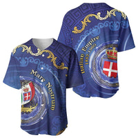Italian Empire Baseball Jersey Concept Of Mare Nostrum - Wonder Print Shop