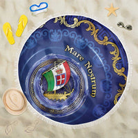Italian Empire Beach Blanket Concept Of Mare Nostrum - Wonder Print Shop