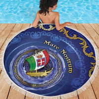 Italian Empire Beach Blanket Concept Of Mare Nostrum - Wonder Print Shop