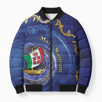 Italian Empire Bomber Puffer Jacket Concept Of Mare Nostrum - Wonder Print Shop