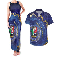 Italian Empire Couples Matching Tank Maxi Dress and Hawaiian Shirt Concept Of Mare Nostrum - Wonder Print Shop