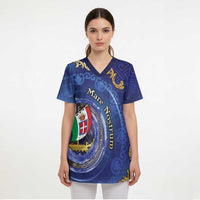 Italian Empire Scrub Top Concept Of Mare Nostrum - Wonder Print Shop