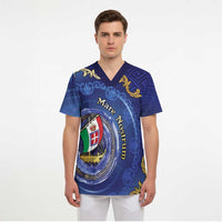 Italian Empire Scrub Top Concept Of Mare Nostrum - Wonder Print Shop