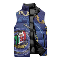 Italian Empire Sleeveless Puffer Jacket Concept Of Mare Nostrum - Wonder Print Shop