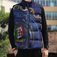Italian Empire Sleeveless Puffer Jacket Concept Of Mare Nostrum - Wonder Print Shop
