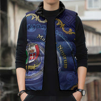 Italian Empire Sleeveless Puffer Jacket Concept Of Mare Nostrum - Wonder Print Shop