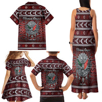 Ottoman Empire Family Matching Tank Maxi Dress and Hawaiian Shirt The Eternal State - Wonder Print Shop