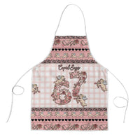 67 Valentine's Day Apron Vintage Rose And Cupid