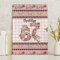 67 Valentine's Day Canvas Wall Art Vintage Rose And Cupid