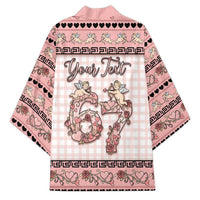 Personalized 67 Valentine's Day Kimono Vintage Rose And Cupid