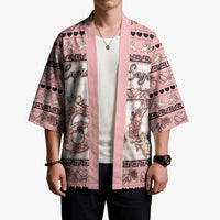 Personalized 67 Valentine's Day Kimono Vintage Rose And Cupid