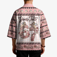 Personalized 67 Valentine's Day Kimono Vintage Rose And Cupid
