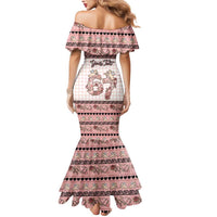 Personalized 67 Valentine's Day Mermaid Dress Vintage Rose And Cupid