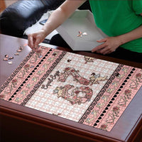67 Valentine's Day Puzzle Vintage Rose And Cupid